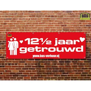 Spandoek 12½ jaar getrouwd