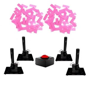 Gender reveal - Medium confetti pakket roze